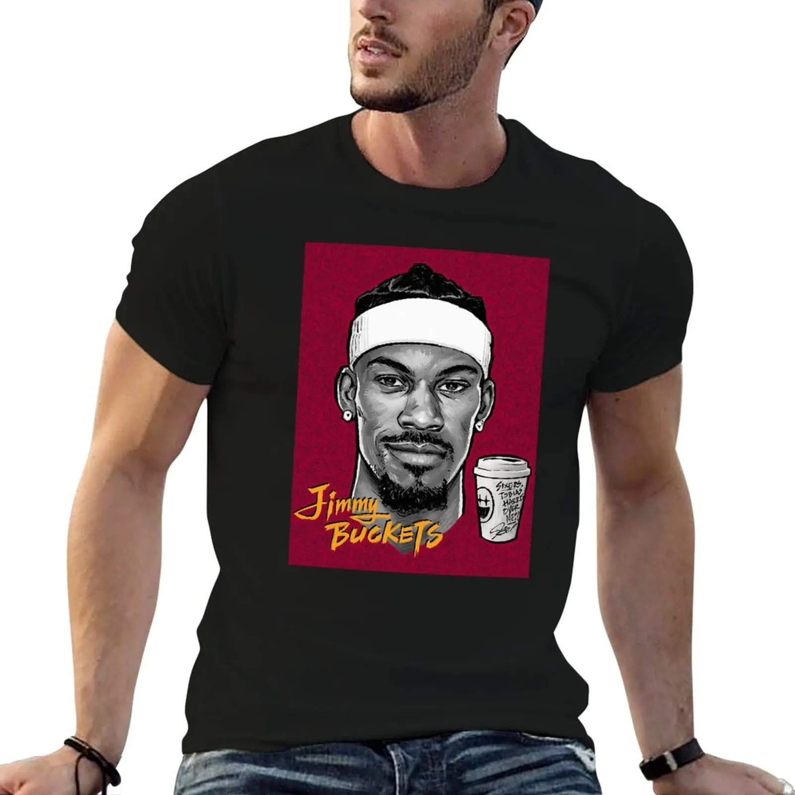 JIMMY BUCKETS BUTLER T-Shirt Stylish Graphic Short Sleeve Top