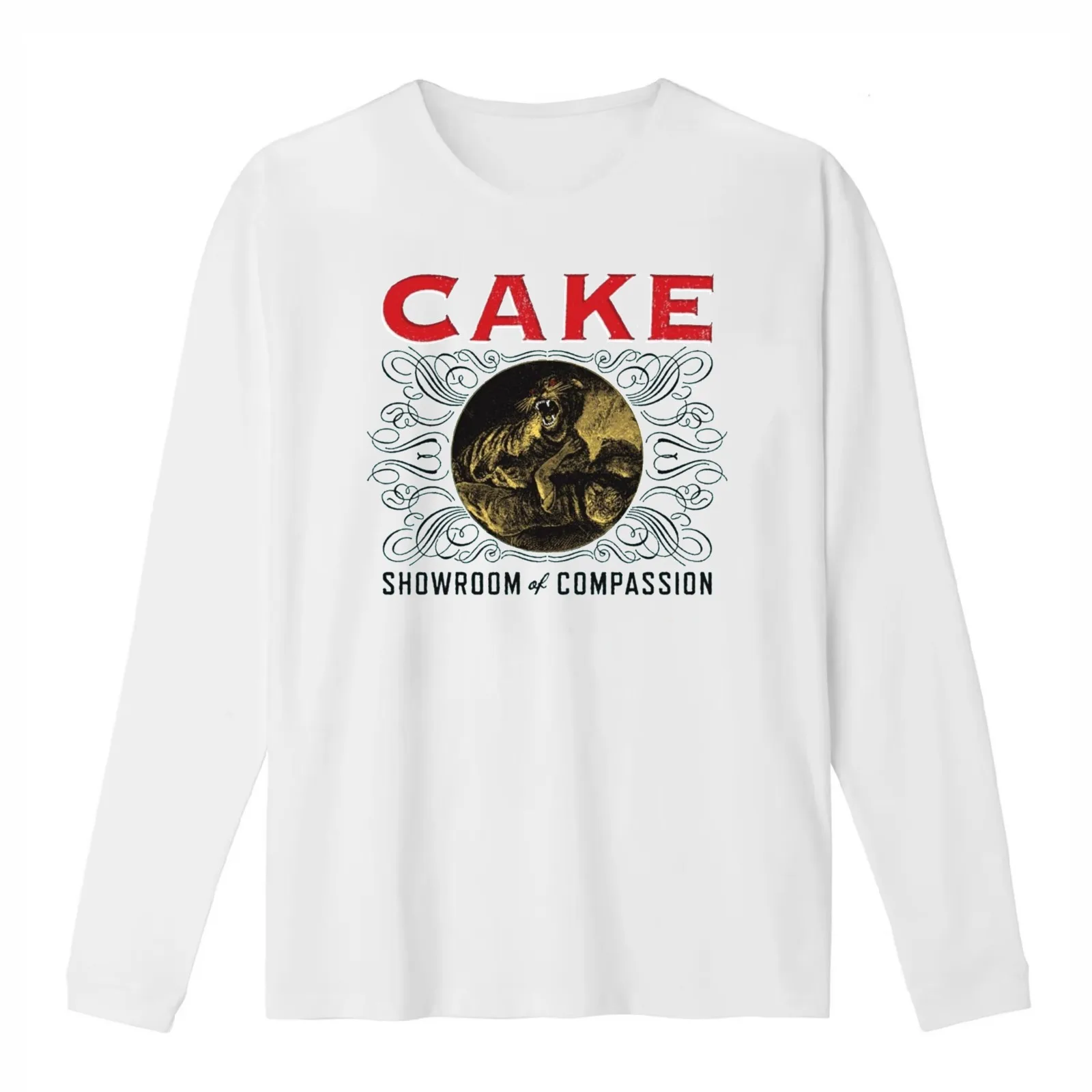 C A K ES H O W R O O MO FC M P A S S I N T-Shirt Summer Casual Cotton Tee Oversized Streetwear Tops Vintage Graphic Print