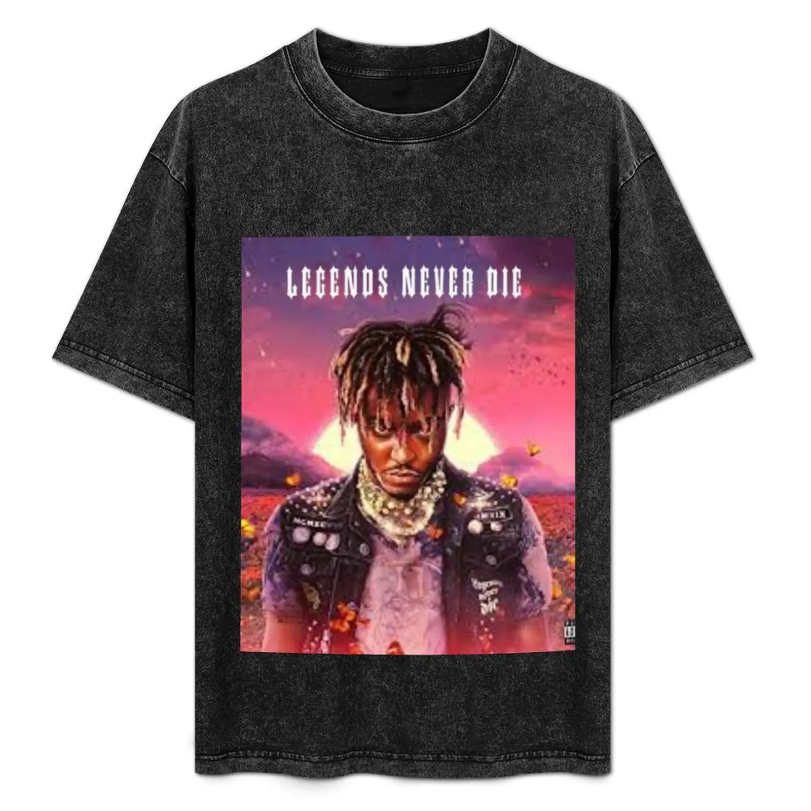 

Legends Never Die Tribute Design T-Shirt Work Short Sleeve Cotton Top