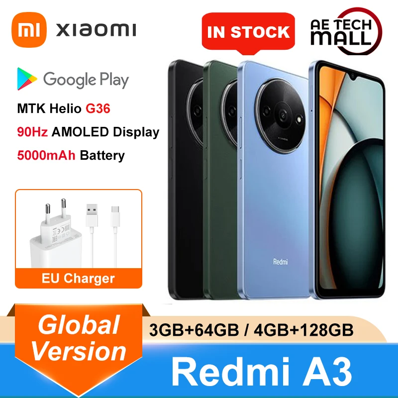 Xiaomi Redmi A3 Smartphone 6.71