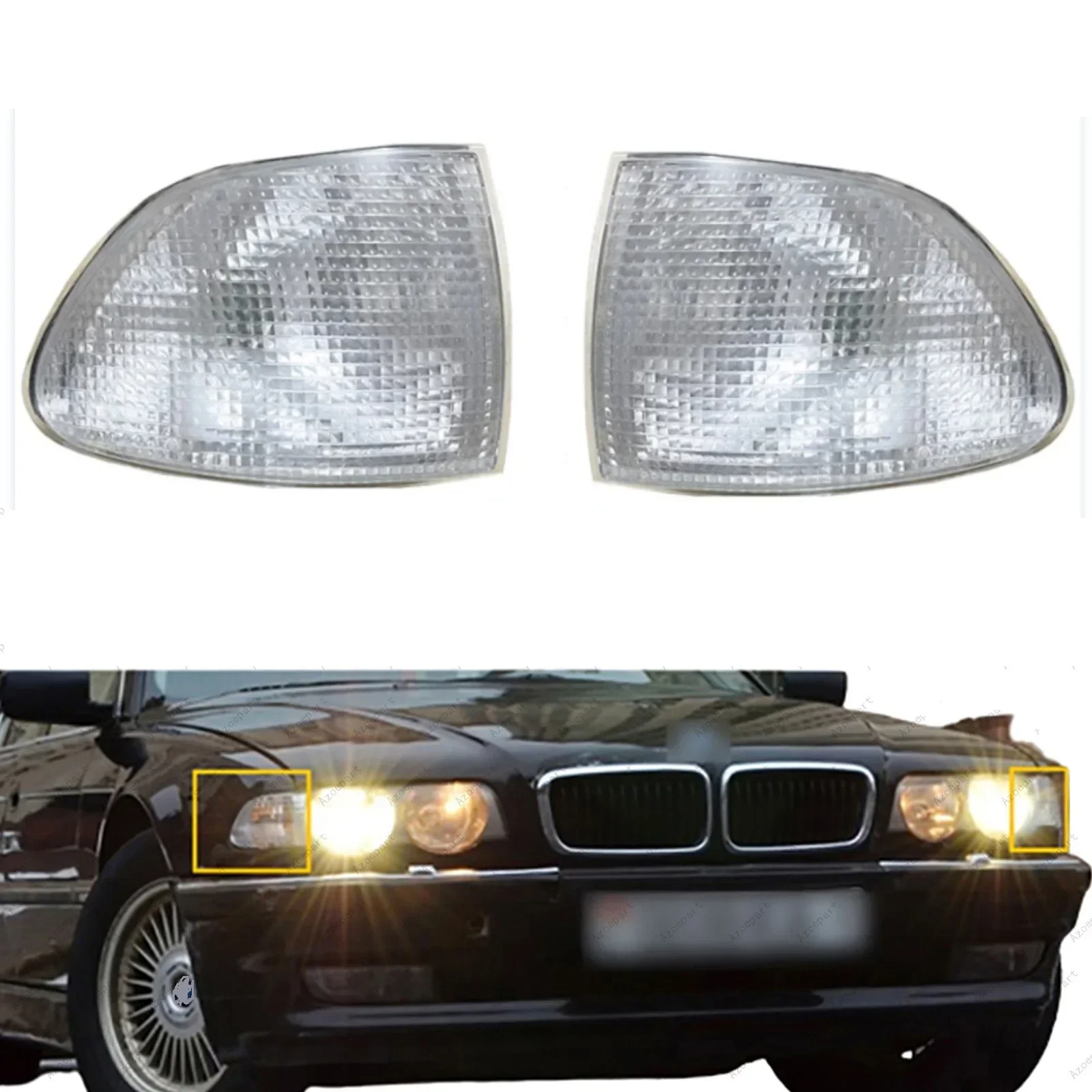 

Turn Signal Indicator Corner Light for BMW 7 Series E38 725i 730i 735i 740i 1995 1996 1997 1998