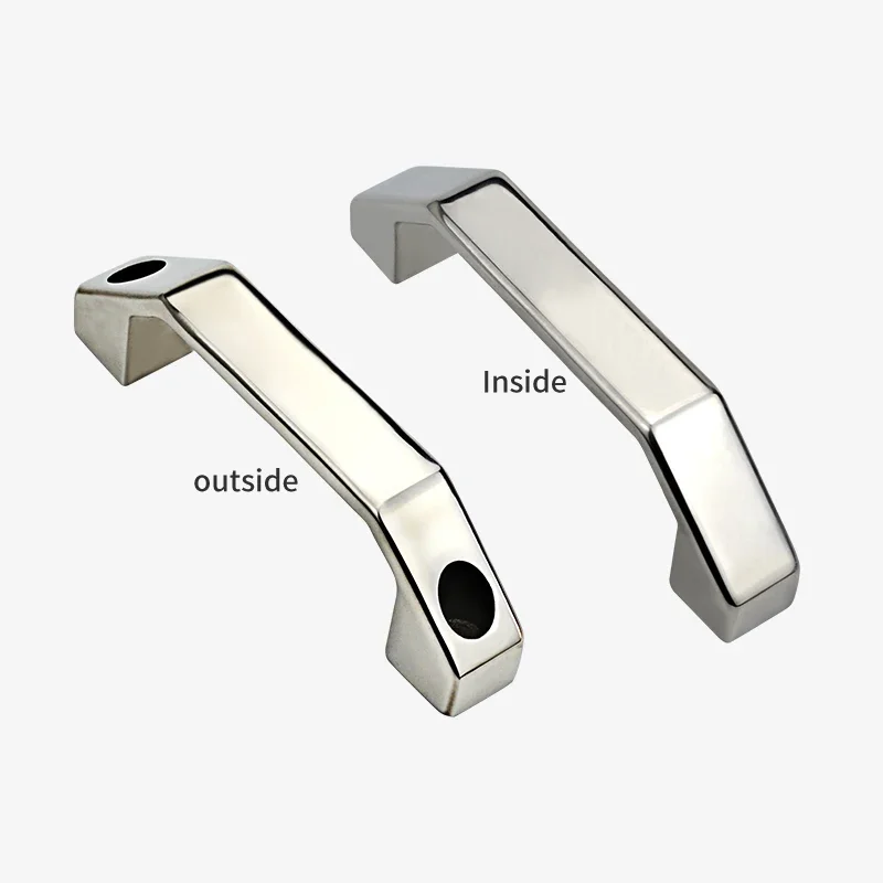 LS06 U Shaped Stainless Steel Pull Handle Hole Spacing 100-180mm Interior Exterior Square Cabinet Furniture Replacement Hardware