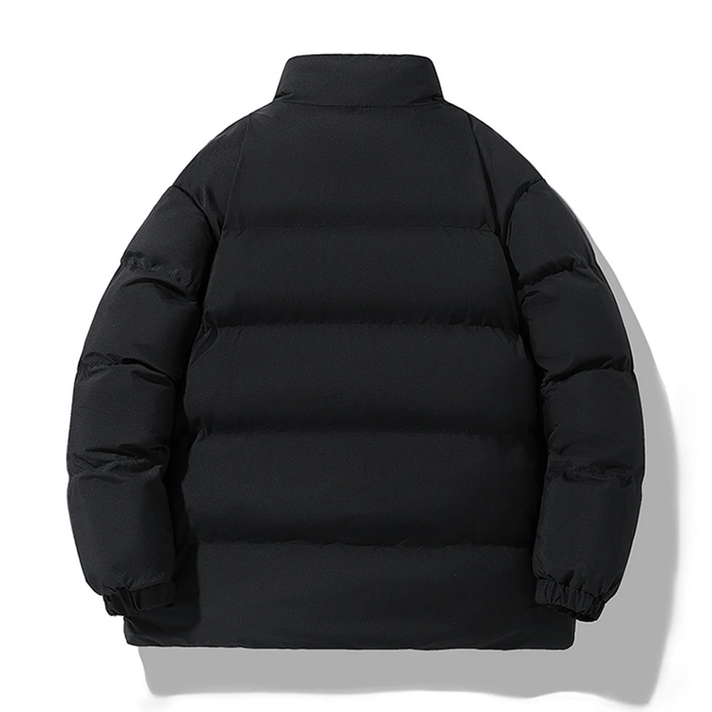 For Men For Women Thickened Parka Bread Coat Comfortable Parka For Daily Use Windbreaker Stand Collar Long Sleeve
