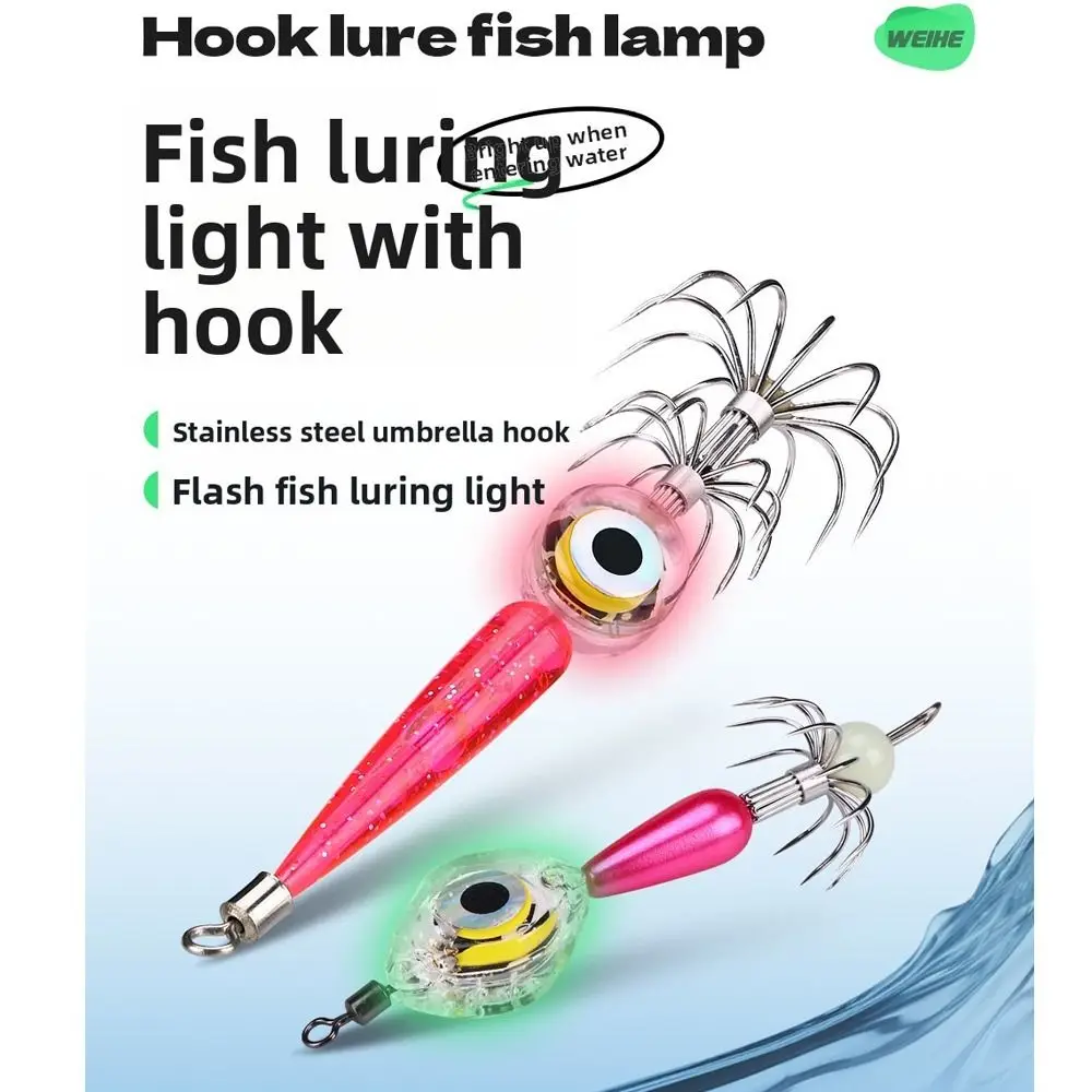 Światło LED do haczyków na kalmary, wodoodporne elektroniczne światło na haczyki, elektroniczna przynęta LED na kalmary, przynęta elektroniczna na kalmary do połowów podwodnych