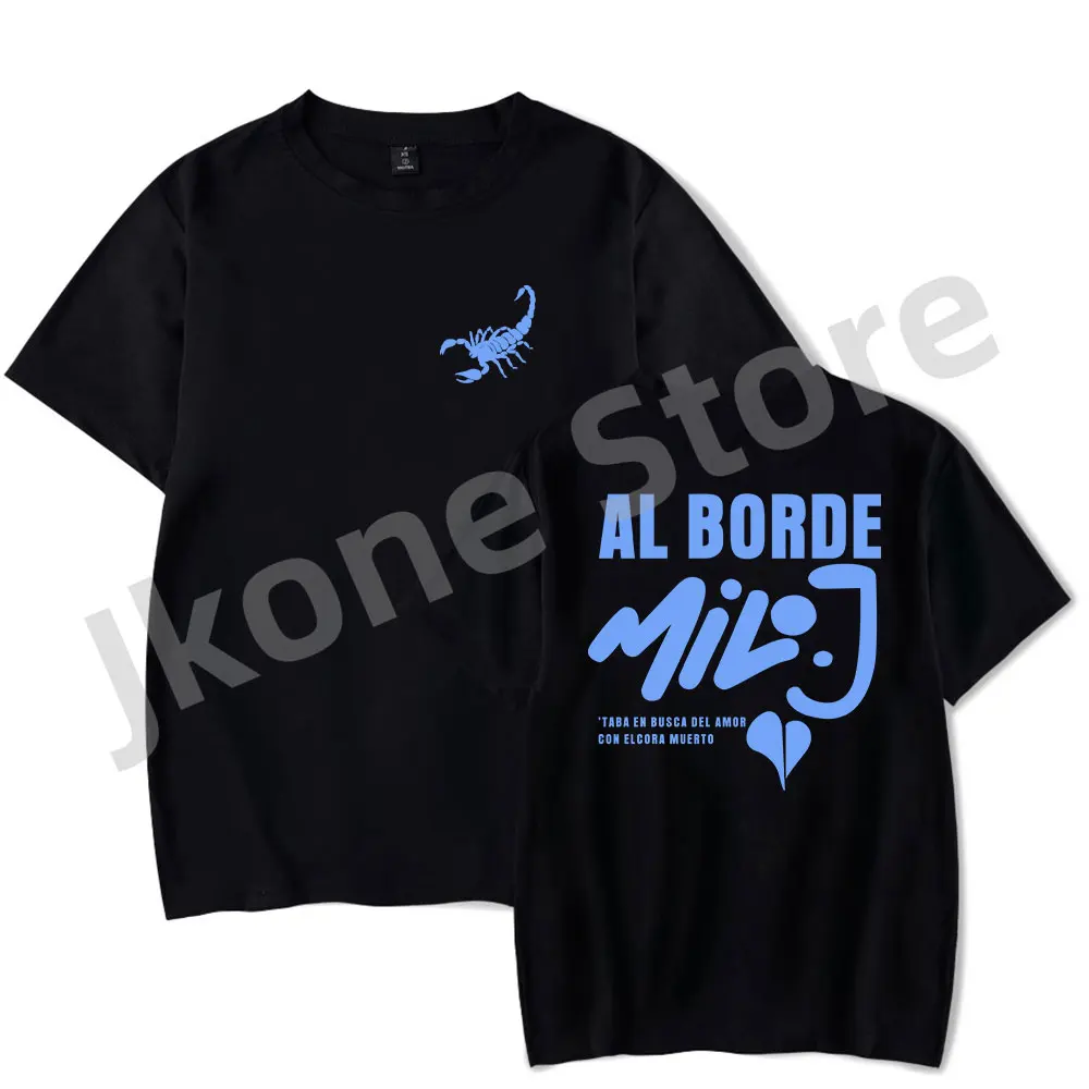 

Milo J Al Borde Tee 511 Album Merch Print Women Men Fashion Casual Short Sleeve Tee