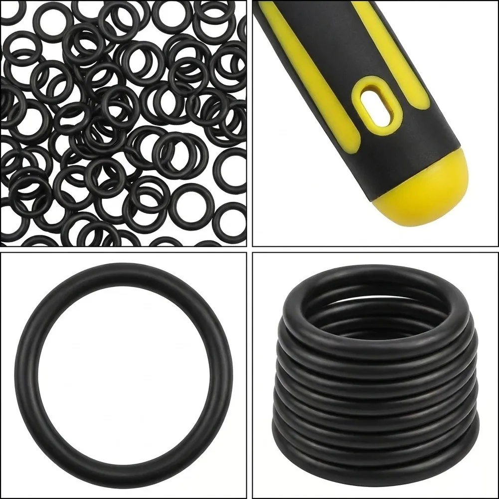 Nitrile O-Ring Assortment 1540 Pieces Metric Range 4mm-50mm for HVAC Refrigeration Fuel System and Hydraulic Use