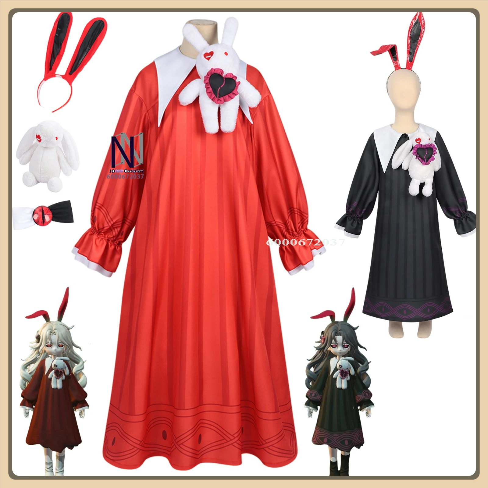 

High Quality Dorothy Cosplay Costume Full Set - Game Anime Adult/Kids' Role Playing Dress Comic Con Halloween Suit (Multi-Color)