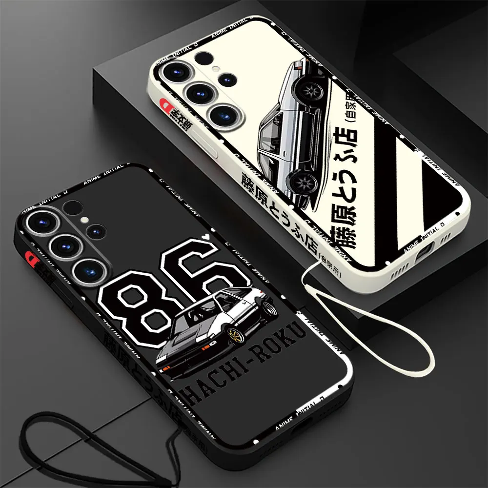 Japan Anime Initial D AE86 Back Case for Samsung Galaxy S8 Note 10 Plus 9 Note 20 Ultra S9 S10 Silicone Cover