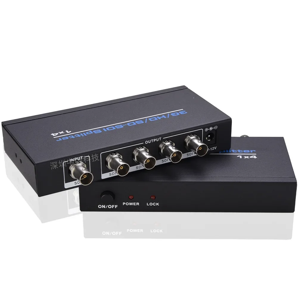 Splitter SDI 1x2 1x4 SD-SDI HD-SDI Splitter 3G-SDI SDI 1 w 2 Out / 1 w do 4 Out Repeater Extender