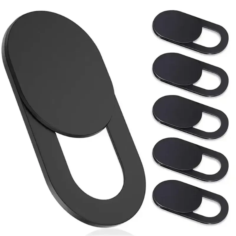 Mobile Phone Lens Sliding Privacy Sticker Webcam Cover Shutter Magnet Slider Plastic Camera Cover for iPad Tablet Web Laptop Pc