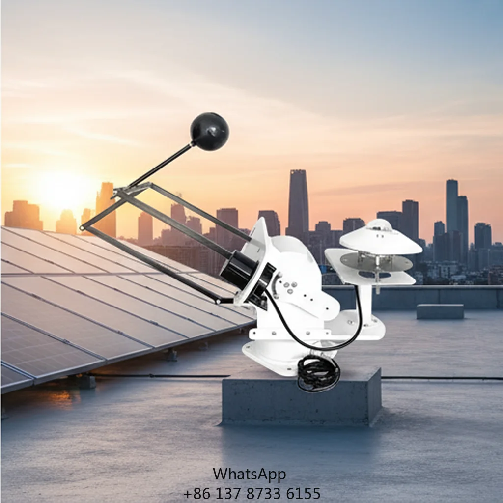 Solar Energy And Meteorological Built-in Receiver Fully Automatic Sun Tracker Solar Radiation Tracking System
