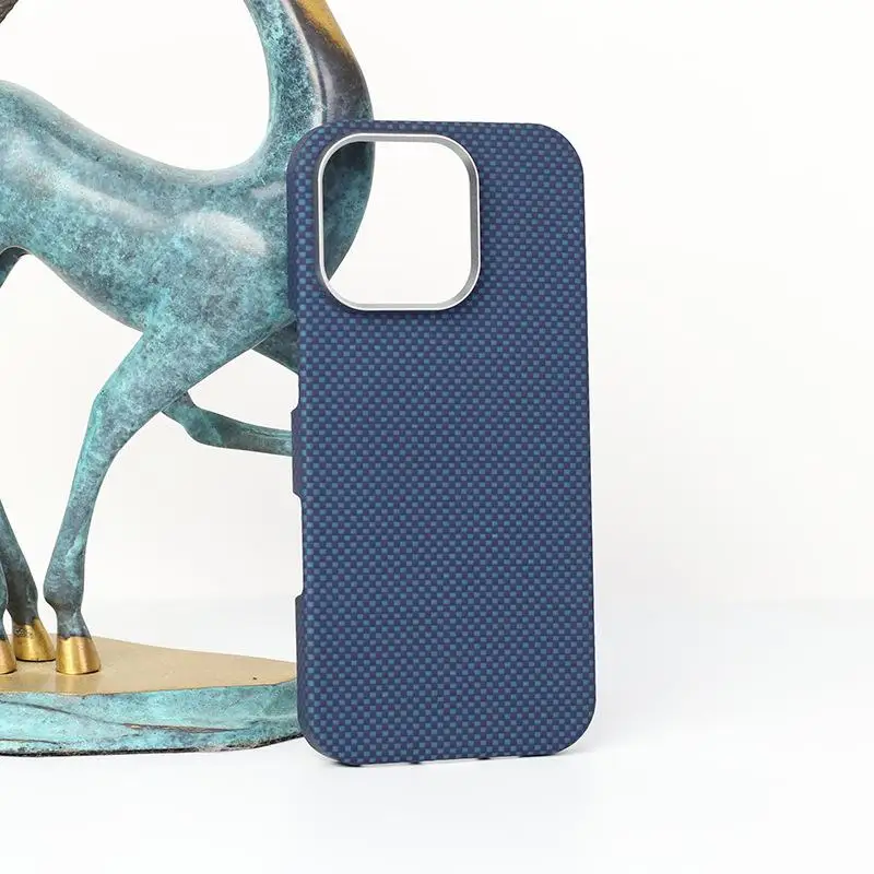 

CarbonSuitable for Iphone 16promax，15PM，Kevlar Carbon Fiber Phone CaseMagsafe16proUltra-Thin