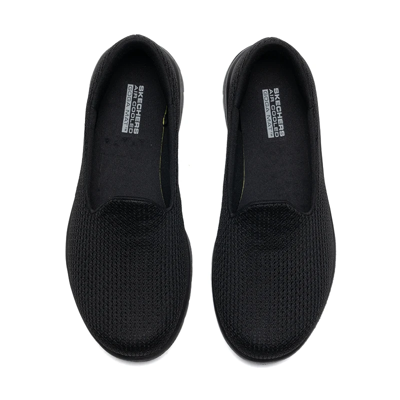 حذاء Skechers On-The-Go Flex للنساء خفيف الوزن كاجوال يسمح بمرور الهواء للأمهات حذاء مشي 136504-Bbk #4