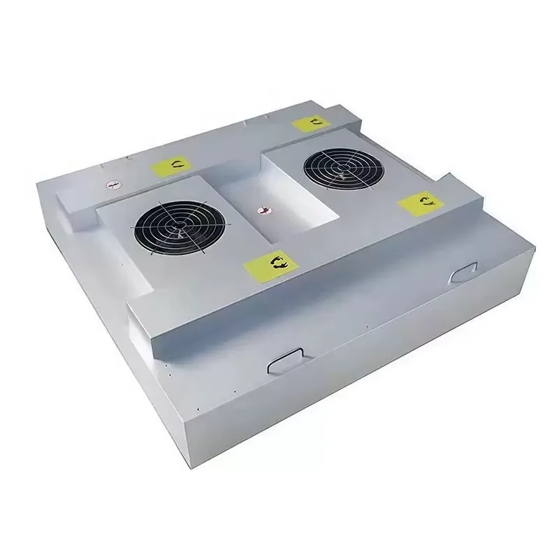 High Performance Aluminum Zinc Coated FFU Fan Filter Unit for Large Cleanroom Semiconductor Factory