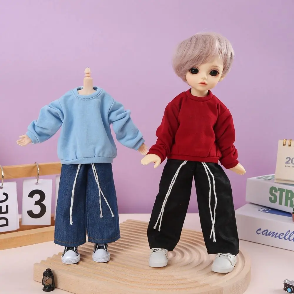 

DIY Handmake Loose Casual Sweatshirt 10 Colors DIY Gift Long Sleeved Hoodies Fashion Dolls Tops Clothes for blythe Dolls