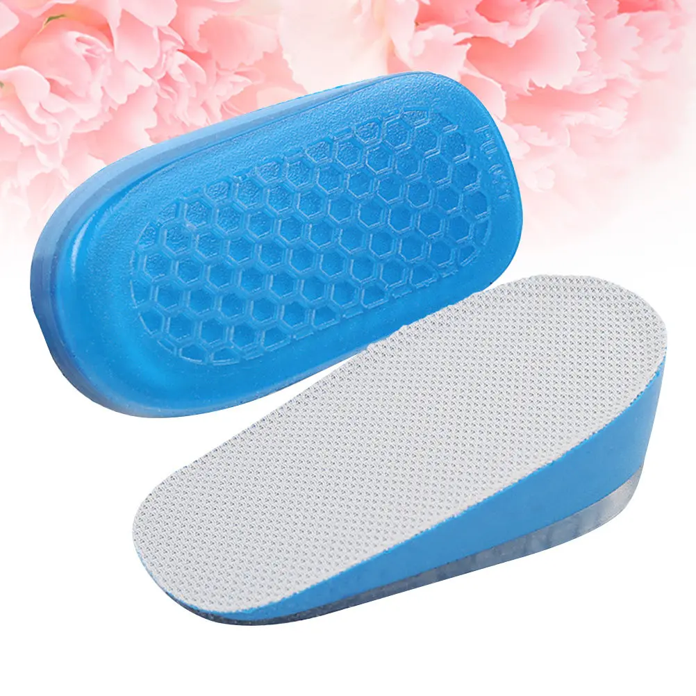 

1Pair Height Increasing Gel PU Shoe Insoles Half Size Lift Inserts for Men Women Comfortable Non Slip Foot Care Support Size L