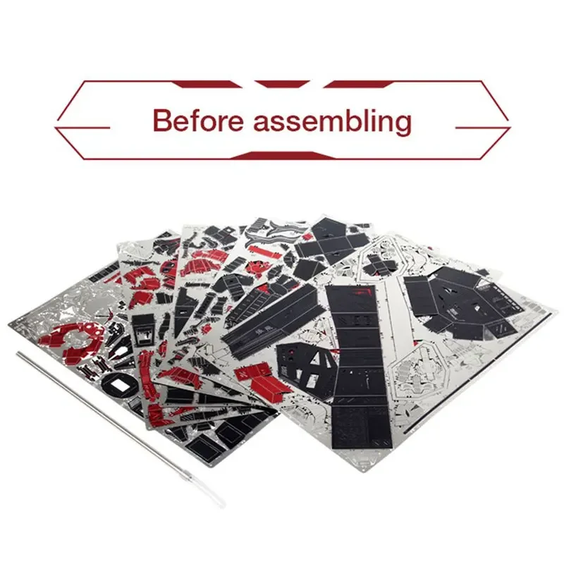 Microworld 3D Metall Puzzle Spiele Romantik Der Drei Königreiche Zhangfei Modell Kits DIY Puzzle Spielzeug Geburtstag Geschenke Für Teenager Kind