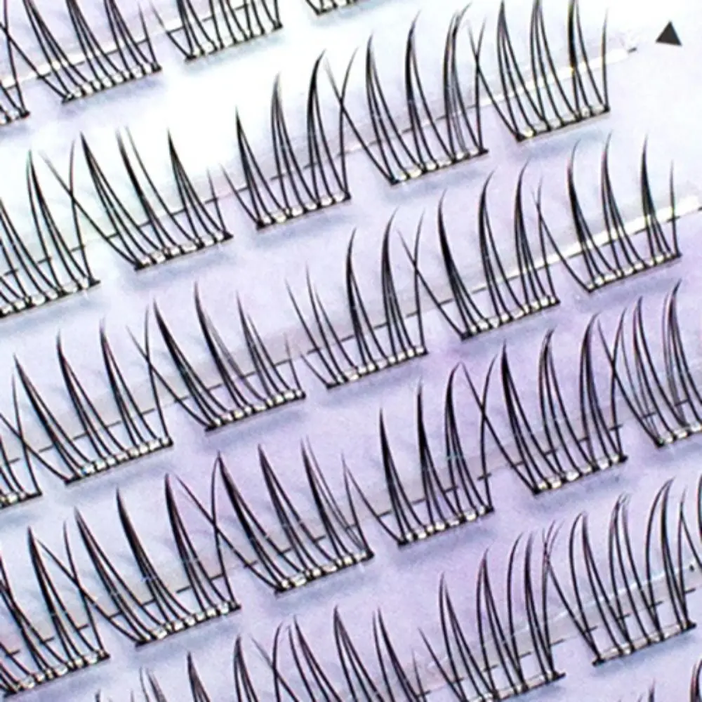 Grappoli per ciglia autoadesive dolci Trucco fai da te Ciglia finte senza colla Ciglia finte adesive individuali a lunga durata