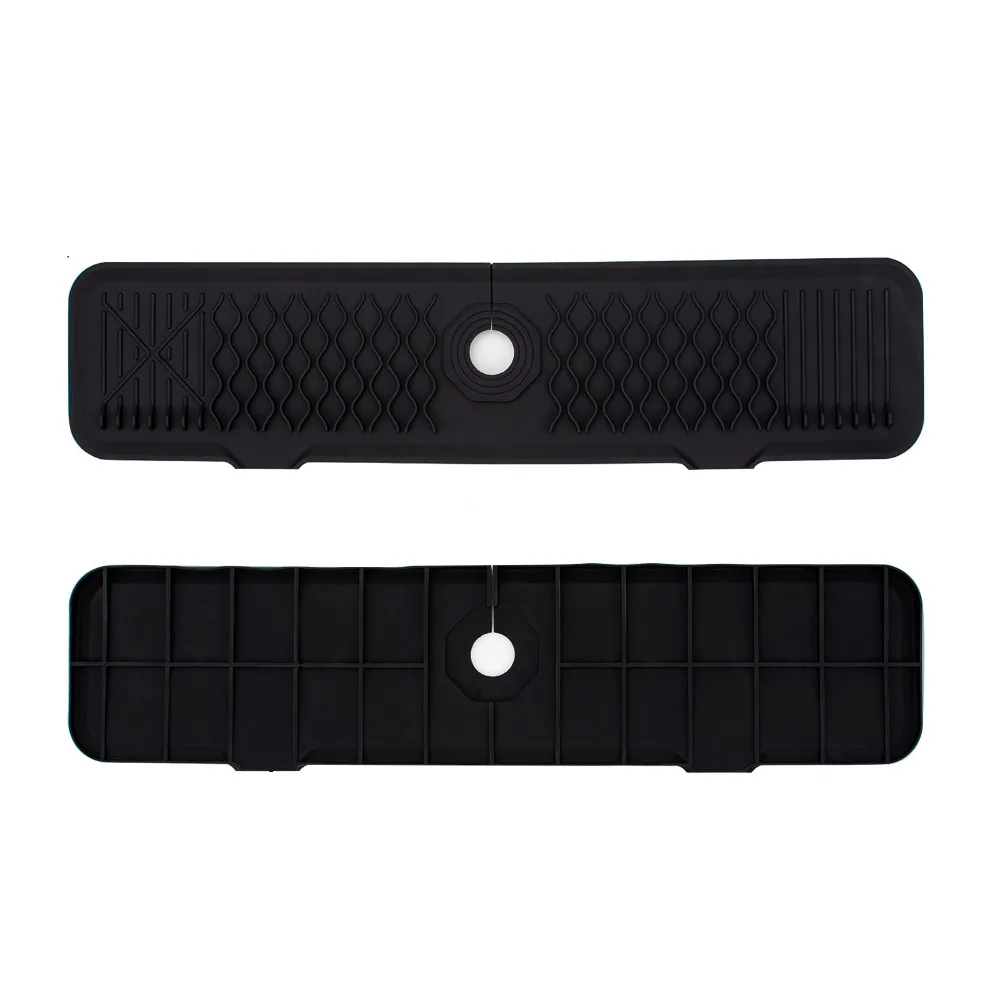 

Силиконовый смеситель, брызговик, дизайн наклона, расширенная кухонная раковина, брызговик, складная мягкая сливная накладка для раковины, ванная комната