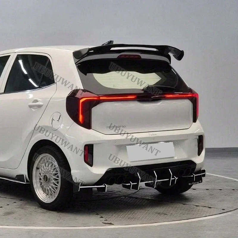 Für KIA Morning Picanto ABS Heckklappen-Spoiler Ducktail Lip Wing 2011-2025 – Detail 10