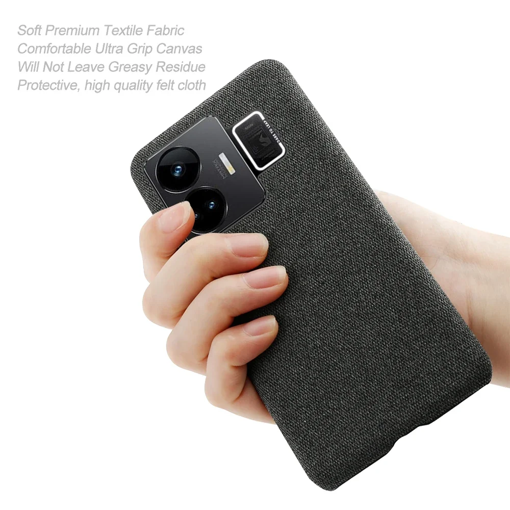 For Oppo Realme GT Neo 5 Case Luxury Fabric Antiskid Cover For Realme GT Neo5 5G 6.74“ RMX3706 Cloth Case Funda Coque