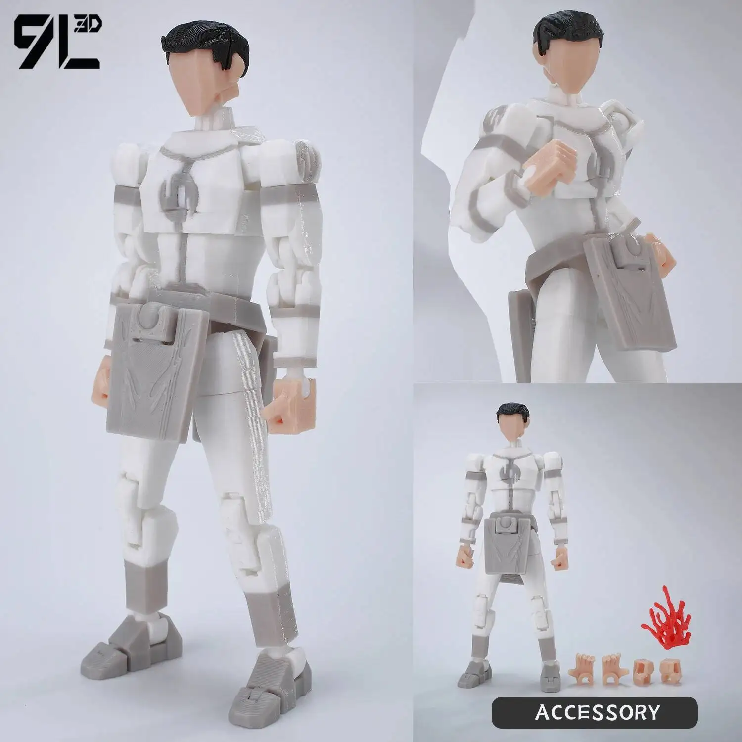 9L3D Lucky 13 Invincible Boy Veroveren ​   Omni Action Figure 3D-geprint anime-model Multi-Jointed Poseable Collectible Toy Gift Fan