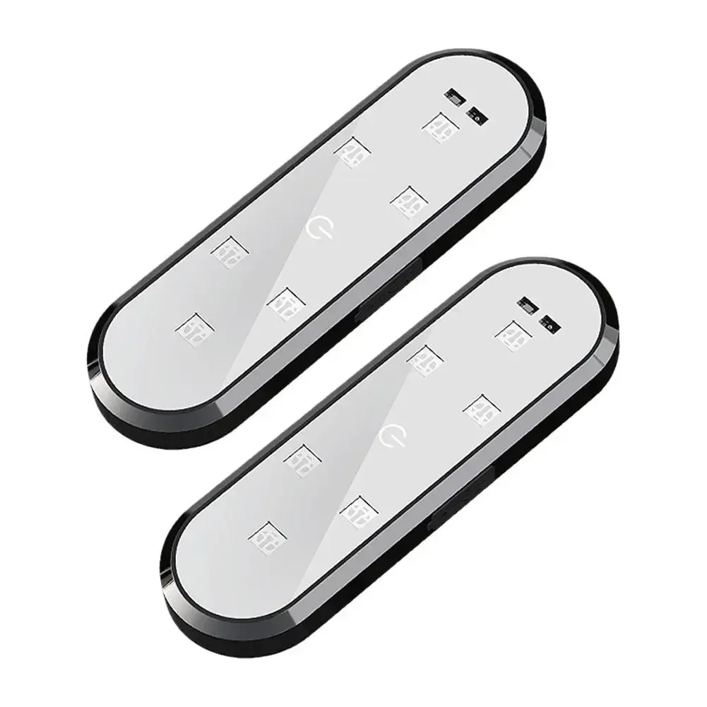 2 Stuks Auto LED Deurverlichting RGB Led Draadloze Deur Waarschuwingslichten USB Welkom Instaplijsten Projector Magnetische Auto Ambient lamp Waterpuddle