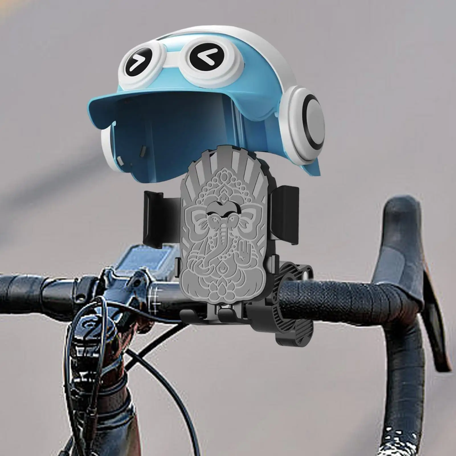 

Motorcycle Phone Holder Waterproof Sun Hat Bicycle Phone Holder with Helmet Bicycle Phone Mount Accessories Sun Shade Mini Hat
