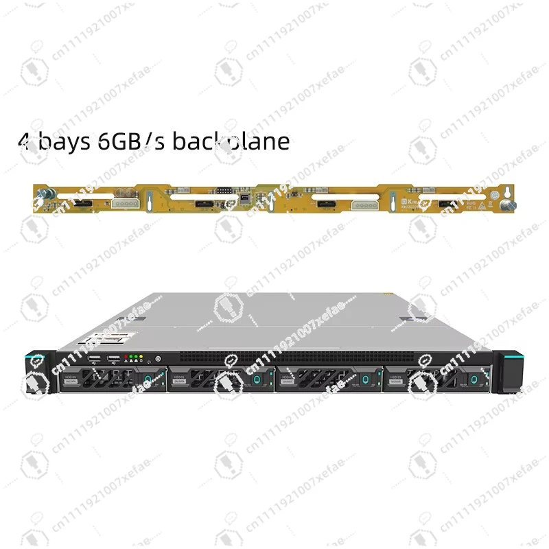 1U 4-Bracket Server Chassis 650mm Server Chassis 12GB Backplane ATX Server Chassis