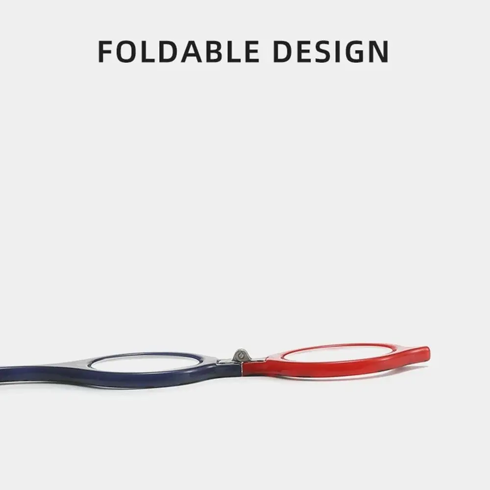 Lunettes de lecture légères Anti-perte + 1.0 + 2.0, loupe portative, lecteurs de collier pliables durables pour femmes et hommes