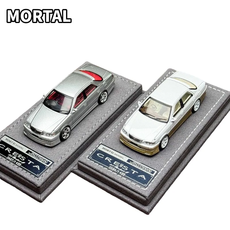 

MORTAL 1:64 Toyota CRESTA JZX100 Cast-pressed Simulation Static Alloy Car Model, Boys' Gift Toy Collection Decoration Item.