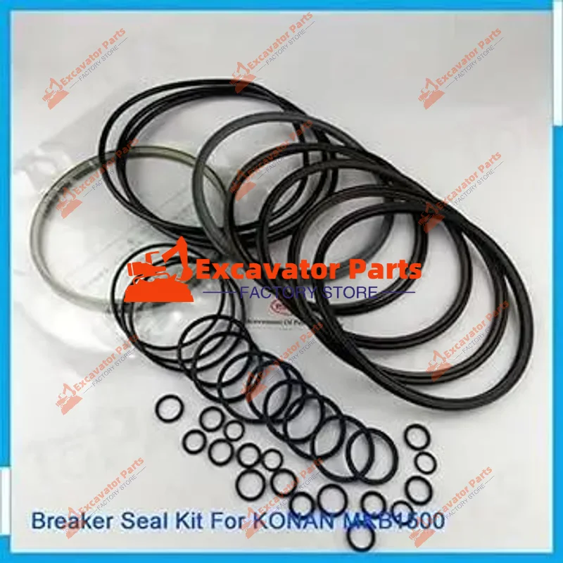 

1500 MKB1600 Hydraulic Breaker Seal Kit Compatible with KONAN MKB1500 Seal Kit MKB-1500