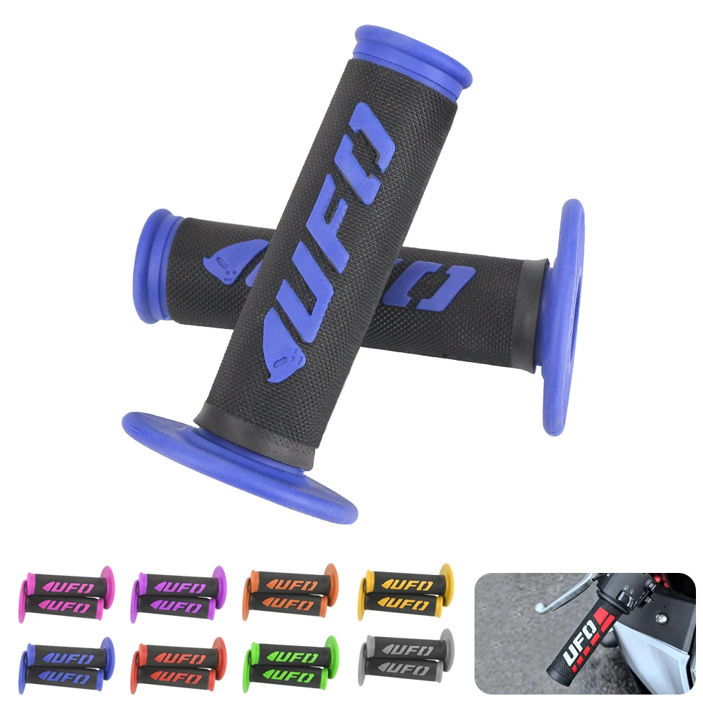 دراجة نارية العالمي مقبض قبضة 7/8 "22 24 مللي متر مقبض مقود دراجة ATV الترابية دراجة الطرق غير الممهدة سباق موتوكروس هلام المطاط الفرامل القبضات #2