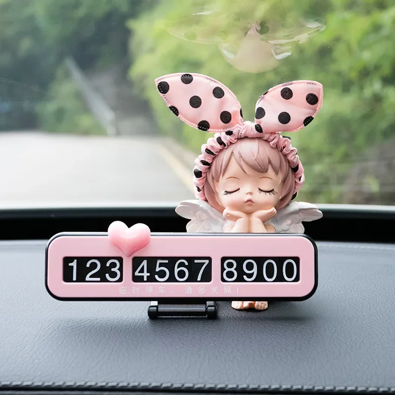 Cute Temporary Parking Number Signs Mobile Phone Signscreative Car Decorations To Give To A Girl Best Friend  Birthday Gift