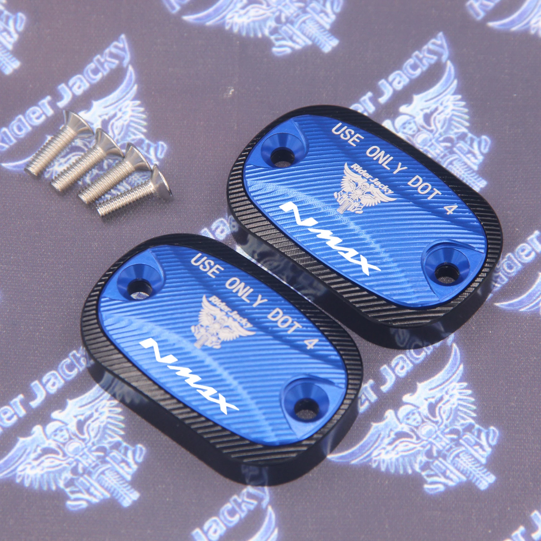 

RiderJacky® For Yamaha NMAX 125 155 160 Motorcycle Front Brake Clutch Cylinder Fluid Reservoir Cover NMAX125 NMAX155 NMAX160