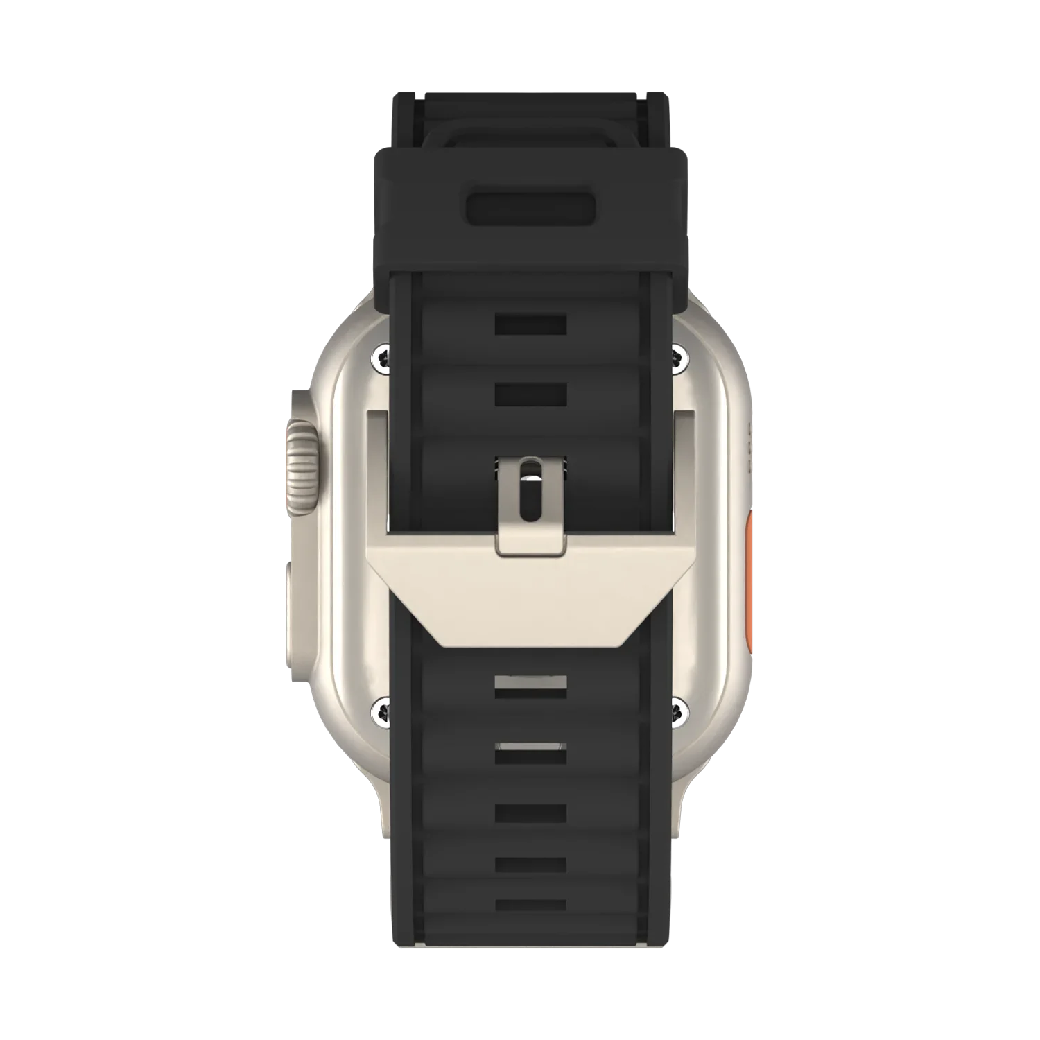 Apple Watch用シリコンストラップ,iwatchシリーズ10,9,8,7,6,5,4,5,se,49mm, 44mm, 45mm用の通気性ブレスレット42mm、46mm