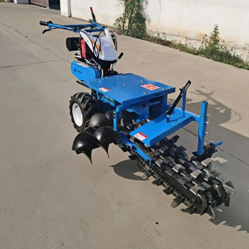 Factory Supply Hand Held Trench Digging Machine Chain Trencher Mini Trencher for Sale - view 2