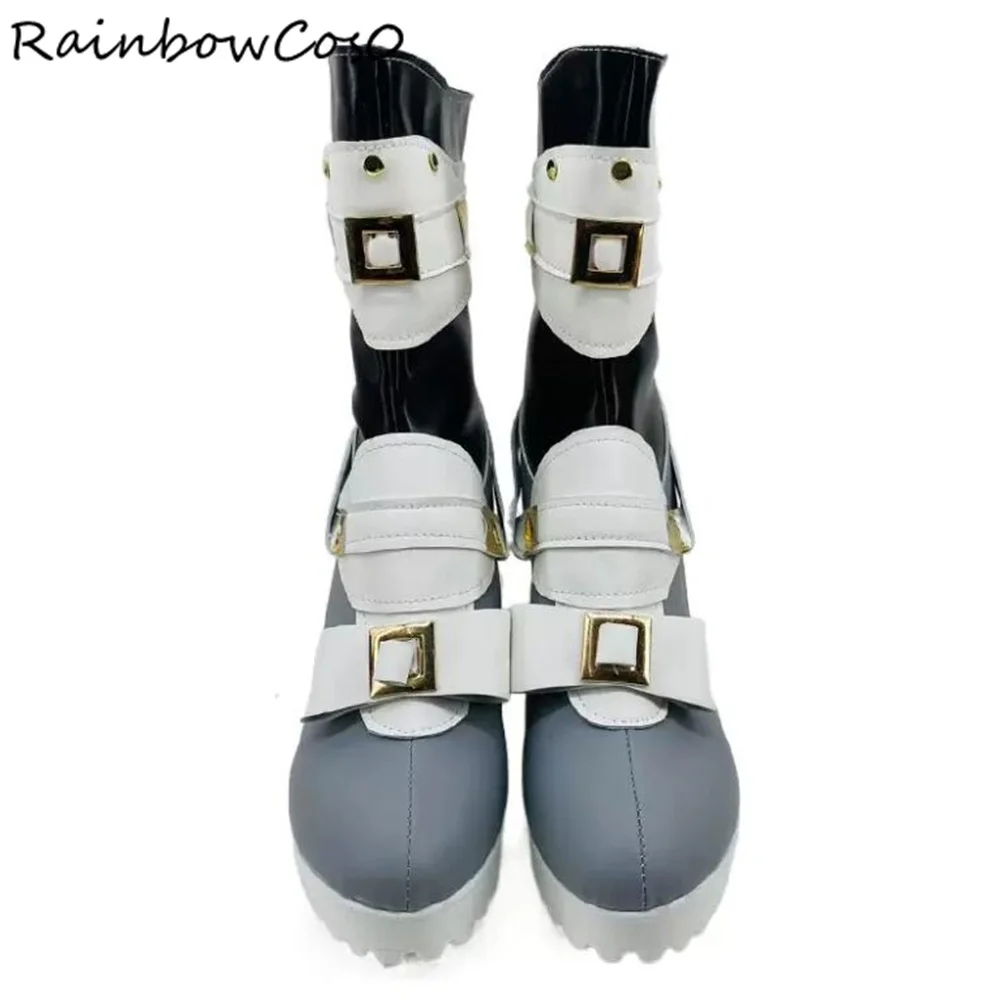 Zapatos de Cosplay de Typhon Arknights, juego de botas, Anime, fiesta, Halloween, Navidad, RainbowCos0, W3820