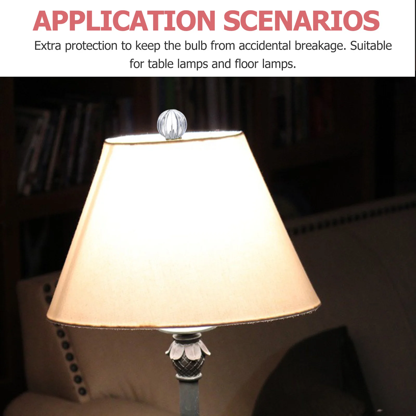 

Finials Glass Light Knob For Floor Light Screw Caps Finials Table Lamp Shade Cap Replacement Lamp Accessory