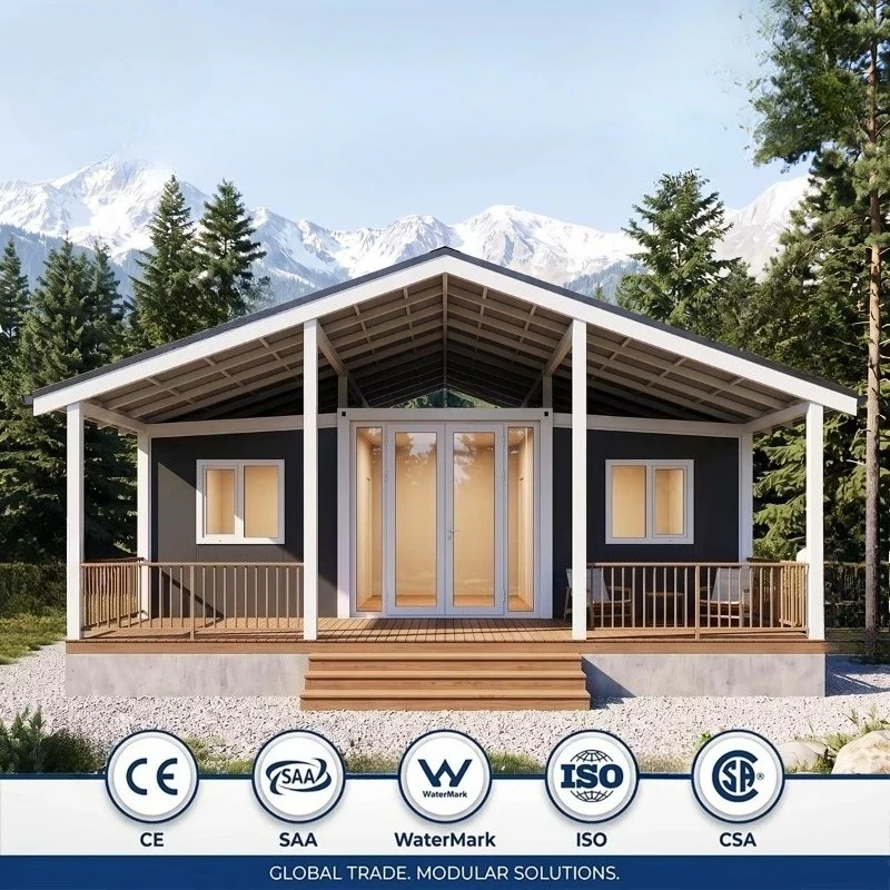 Double Wing Expandable Modular House Manufacturer Wholesale Prefab Home For Long Term Living Requirements