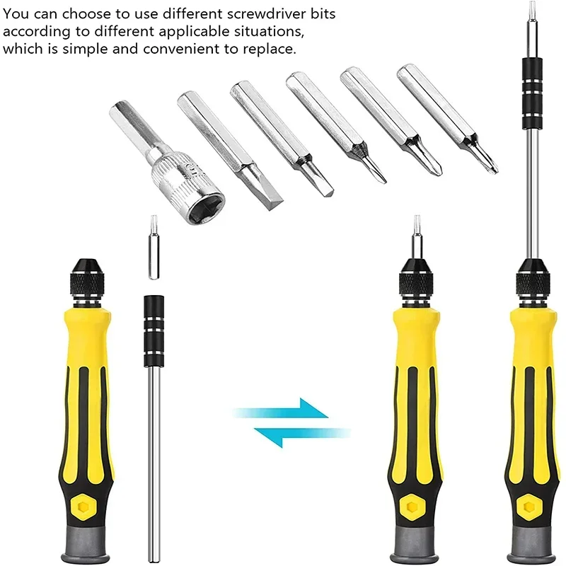 45 In 1 Mini Bộ Tua Vít Chính Xác Với Phần Mở Rộng Cần & Nhíp Sửa Chữa Điện Tử Bộ Dụng Cụ Cho Điện Thoại Thông Minh Máy Tính Laptop đồng Hồ