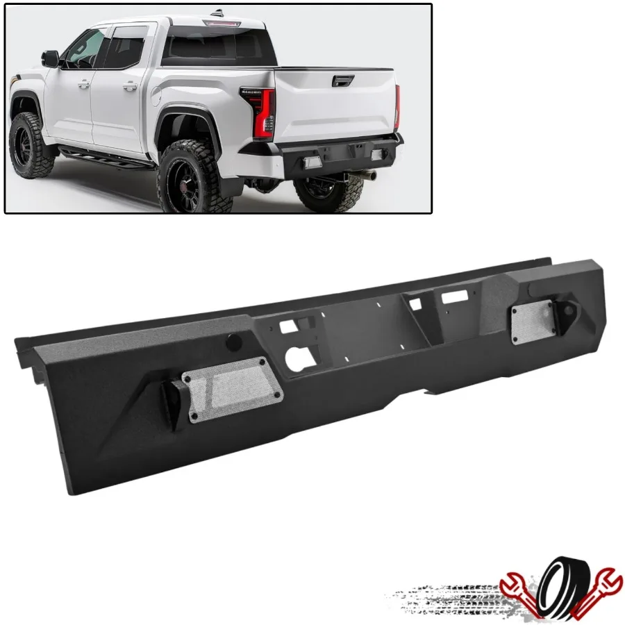 

For Tundra 2022-2024 Off-road MTO Series Steel Rear Bumper Powder Coated