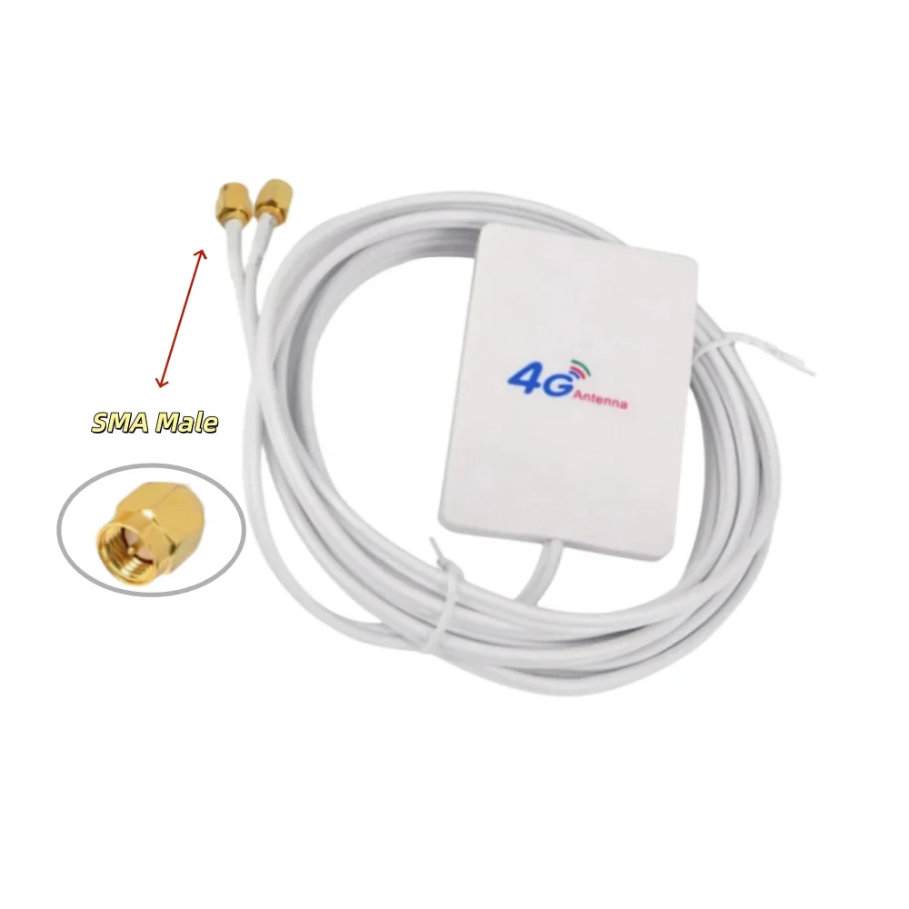 4G Alto Guadagno 8dBi MIMO ثنائي النطاق واي فاي موبايل هوت سبوت راوتر مزدوج SMA TS9 موصل لإعداد المودم المزدوج #5