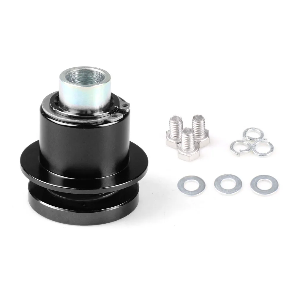 Aluminum 360° Steering Wheel Quick Release Disconnect Hub 3/4