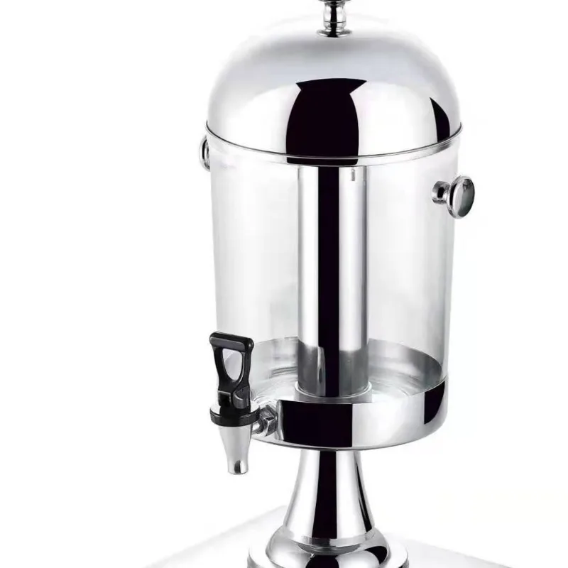 8L Dual-use Hot & Cold Juice Dispenser, Thickened PC Beverage Dispenser with Spigot,Commercial Drink Dispenser for Buffet,Party