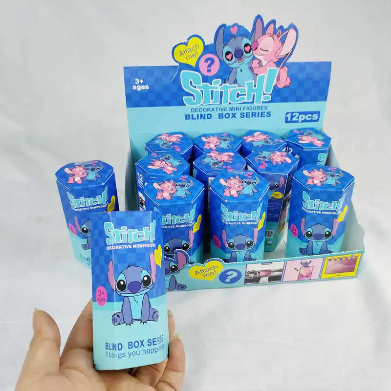 

12pcs Disney Stitch Blind Box Surprise Blind Box Cute Anime Figures Model Doll Toys Surprise Box Toy Kawaii Kid Toys