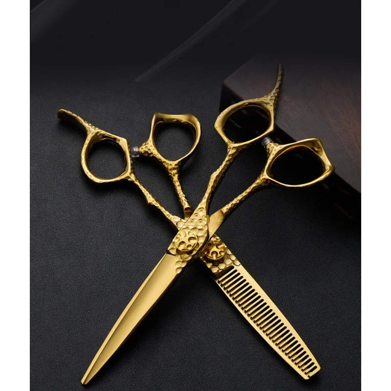 プロ用理髪はさみ、バーバー用カット・すきバサミ、6インチ美容はさみ
