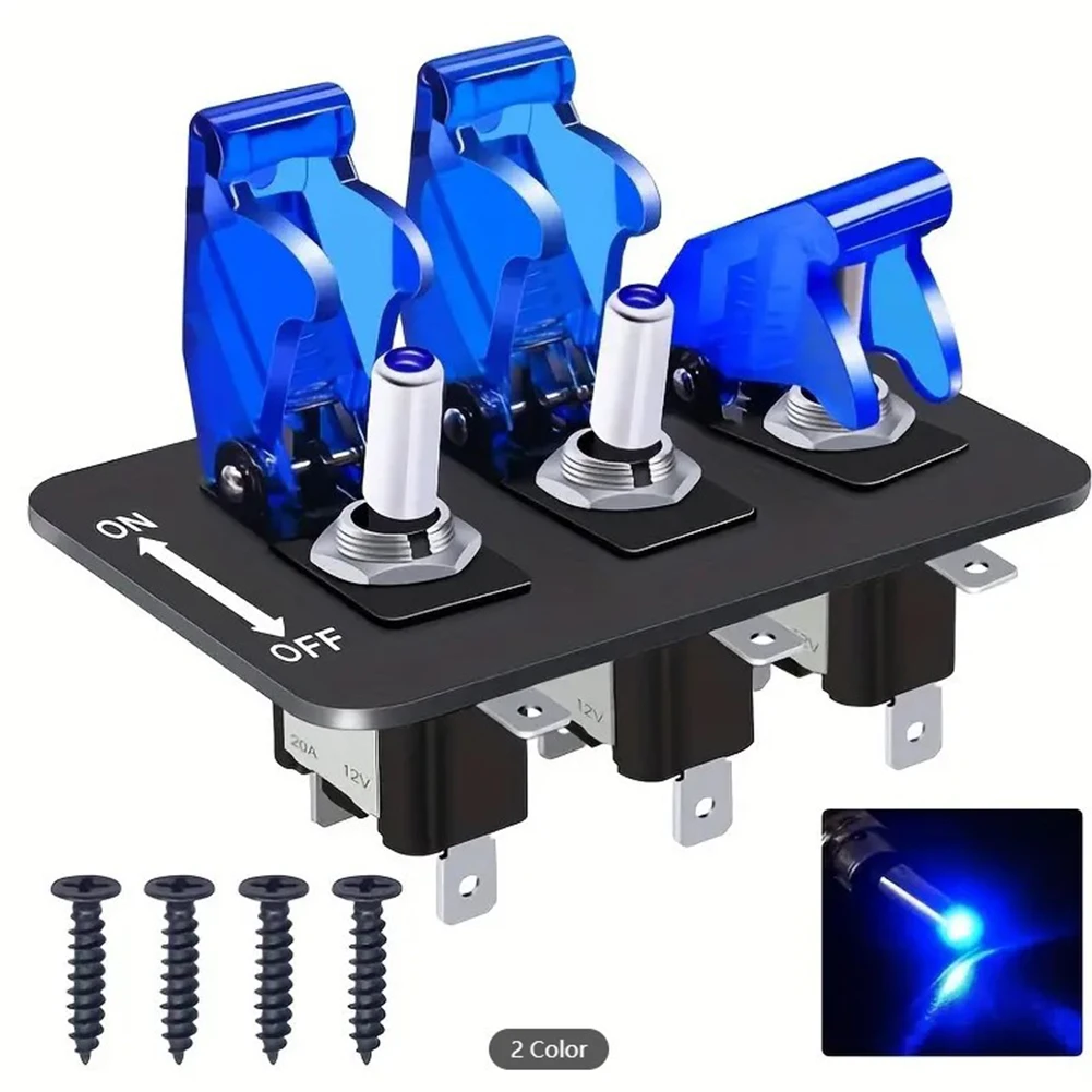 

Водонепроницаемый морской/автомобильный тумблерный выключатель 12В/24В с ABS-пластиковым корпусом IP66 для панели приборов и освещения