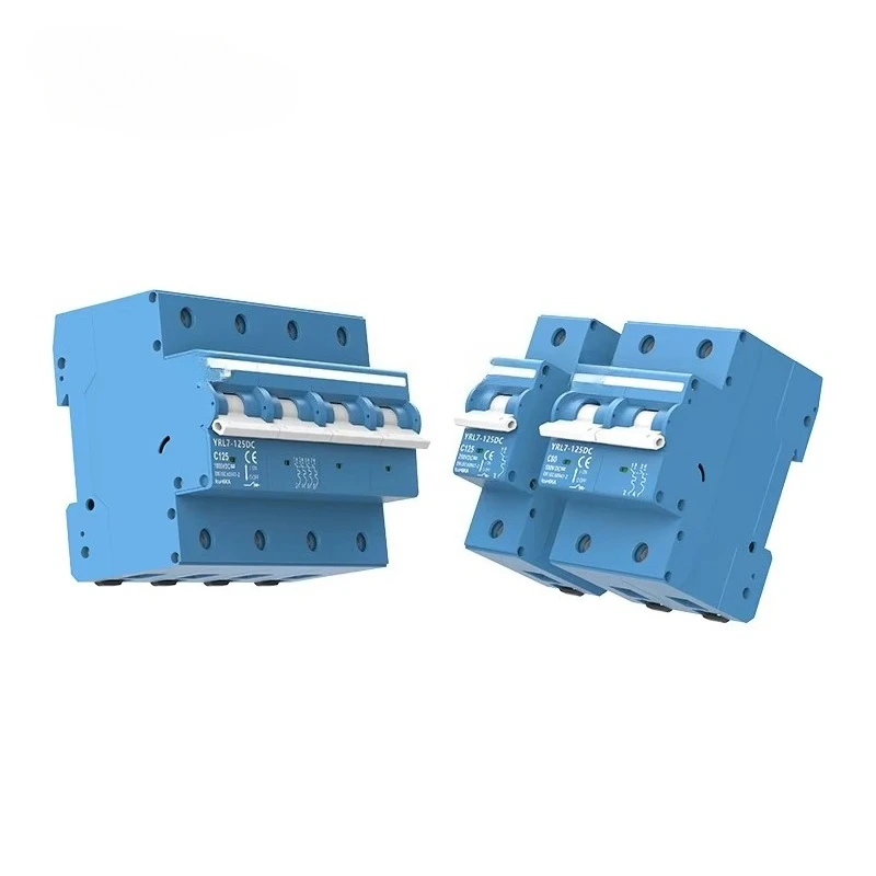 YRO YRL7-125DC DC Miniature Circuit Breaker MCB 80A 125A Solar Panel Electric Switch Device DC Breaker Factory Price