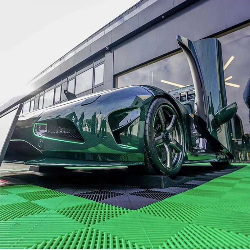 سعر المصنع بلاط أرضيات المرآب البلاستيكية المتشابكة #5